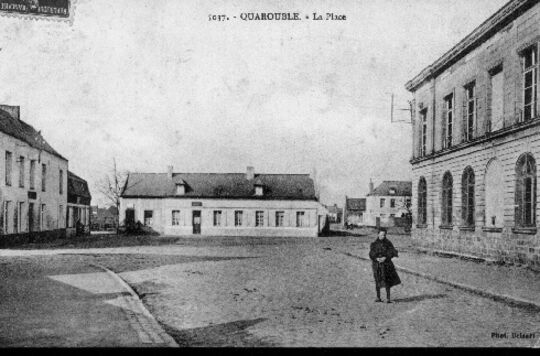 Place de l'église en 1937